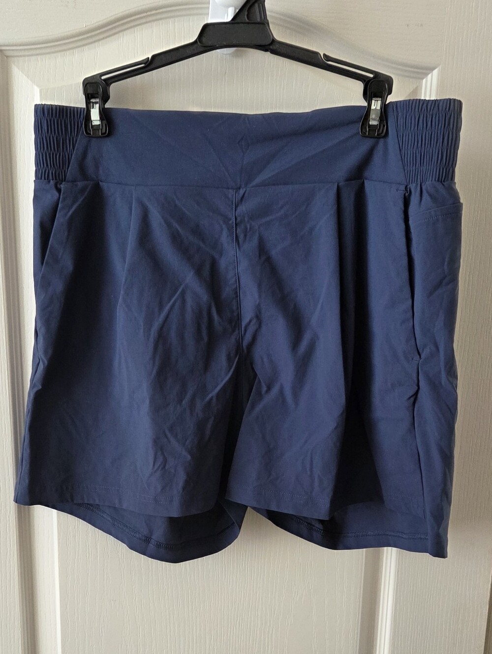 Adidas Navy Athletic Short with Elastic Waist Sz L
